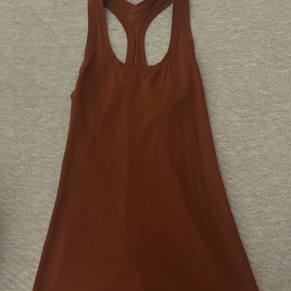 Women's rust orange Sleeveless Top